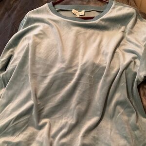 NYDJ Women's Pullover Velour Basic Sweatshirt Top